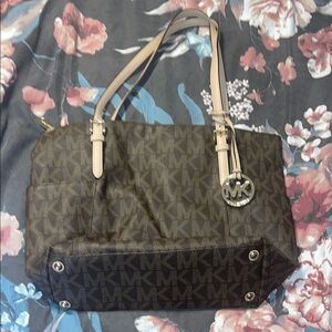 Michael Kors Brown Signature Tote Bag